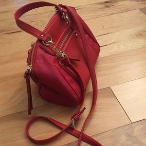 Red and gold Juicy Couture handbag and crossbody
